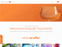 Tablet Screenshot of designat7.com